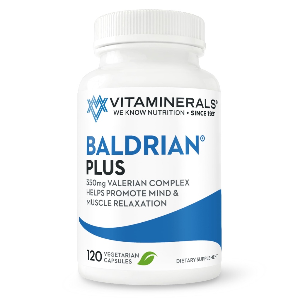 Vitamine 33+ Baldrian® Plus Suport natural de relaxare Extract de valeriană standardizate (120)