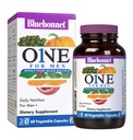 Bluebonnet Nutrition Mens One Vegas Capsule, Whole Food Multiple, K2, Organic, Energy, Vitality, Non-GMO, Gluten, Soy & Milk Free, Kosher, 3 Luna de aprovizionare, 90 Conte