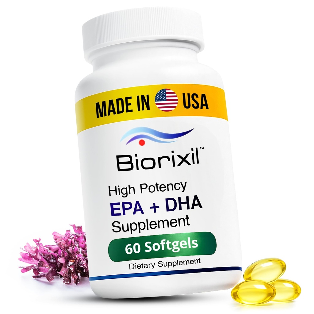 Vegan Omega 3 Supliment de mare potenta EPA DHA Omega 3 Supliment de ulei Algae Easy to Swallow Small Gel Capsule.