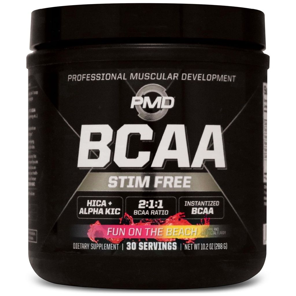 MPD Sports BCAA Stim-Free Aminoacids - o mai bună performanță de antrenament, recuperare îmbunătățită, energie zilnică, musculare Constructor, și musculare Sparing - BCAA pulbere băutură Mix - distracție pe plajă (30 Servings)