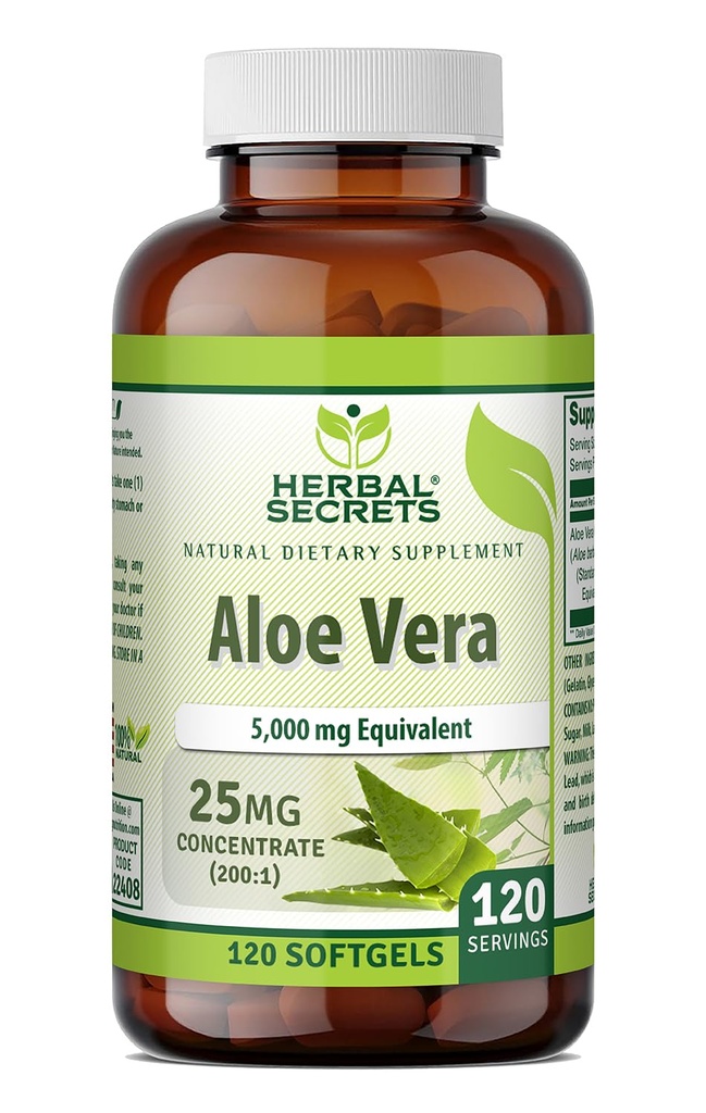 Secrete vegetale Aloe Vera 25 Mg Concentrat 200:1 