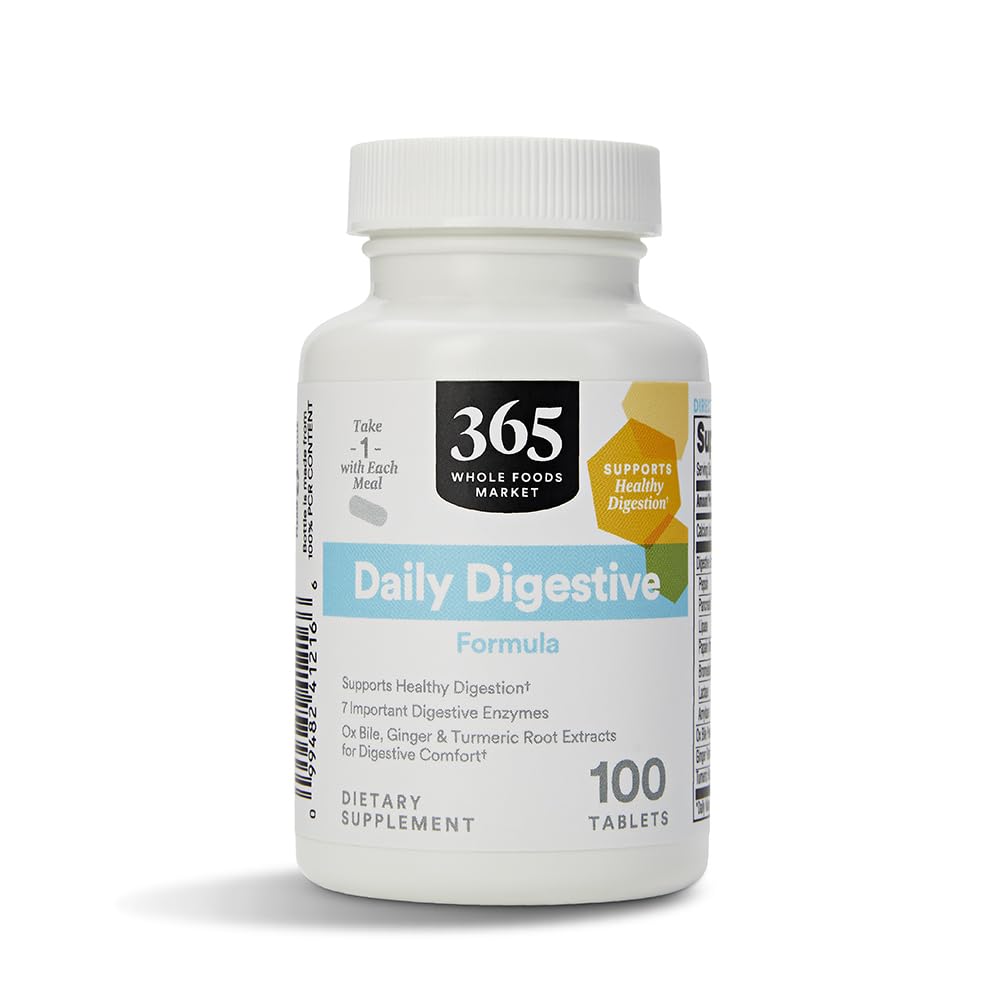 365 de Whole Foods Market, Digestive Daily Formula, 100 comprimate