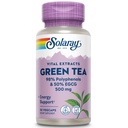 SOLARAY Garantat Potency Green Tea Leaf Extract Dublu Putere, Veg Cap (Btl-Plastic) 500mg 