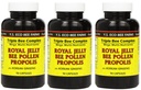 Y.S. Eco Bee Farms, (3 Pack) Royal Jelly, Bee Polen, Propolis, Plus Korean Ginseng, 90 Capsule