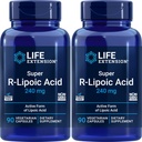 Life Extensie Super R-Lipoic Acid 240mg, 90 Veg Capsule (Pachet de 2)