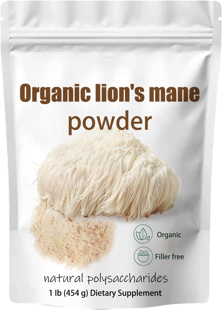 Organic Lion coama de powder- Lions coamă supliment extract pulbere