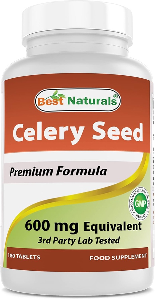 Cele mai bune semințe de telina naturale 600 Mg comprimat, 180 Conte (817716014401)