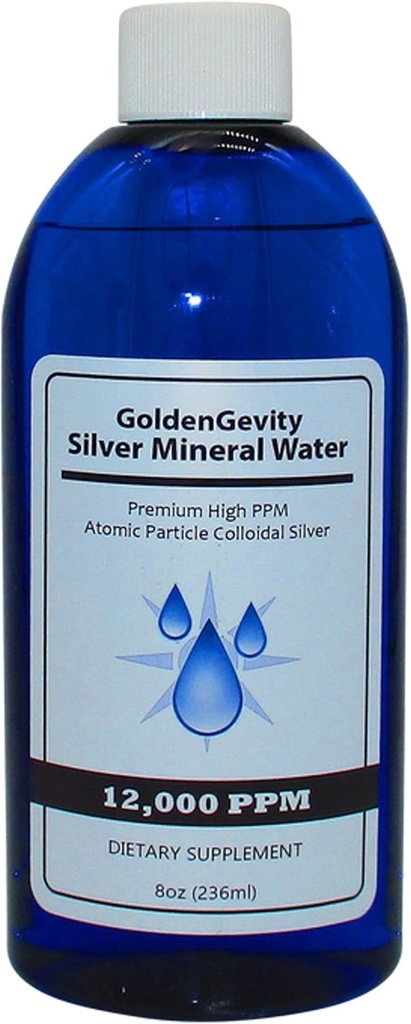 12,000 PPM Bioactive Atomic Crusty Silver, 8 oz 