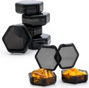 Cutie cu pastile mici, 7 Packs Case cu pastile de călătorie, Portabil BPA Mini Organizator gratuit pentru pungi de buzunar, Daily Medicine Container Vitamina, ulei de pește și stocare supliment