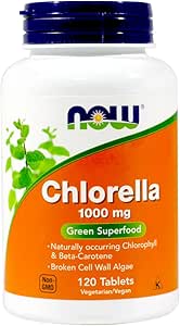 Chlorella 1000mg 120 comprimate (pachet de 2)
