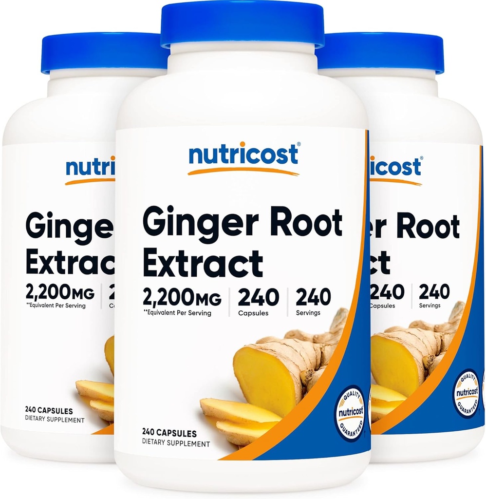 Nutricost root extract 550mg, 240 capsule (3 flacoane)