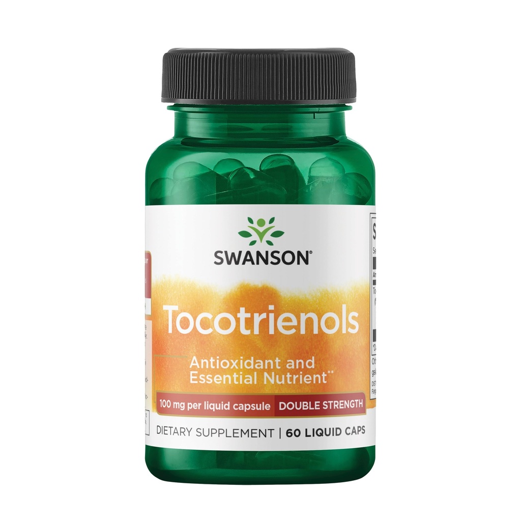 Swanson Dublu Tocotrienols - Antioxidant - (60 capsule lichide, 100 mg fiecare)