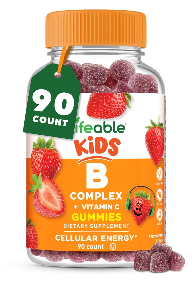 Complex de vitamina B rezistenta la viata pentru copii cu VIT C 
