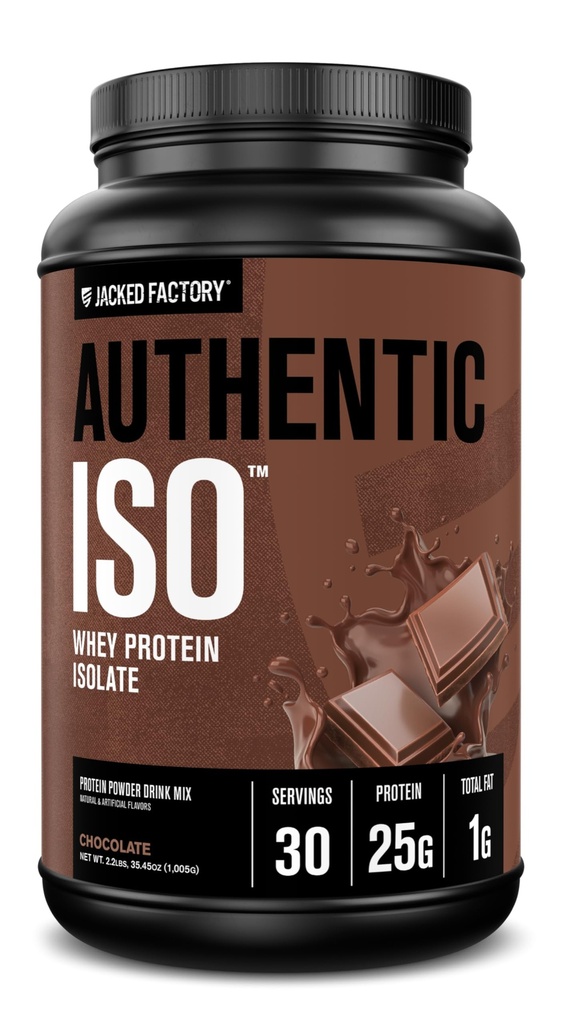 Fabrica Jacked Autentic ISO Grass Fed Whey Pulbere de proteine Izolate - Carb scăzut, non-GMO de culturi musculare Proteina w/Nu Fillers, Post de recuperare antrenament, Ciocolată