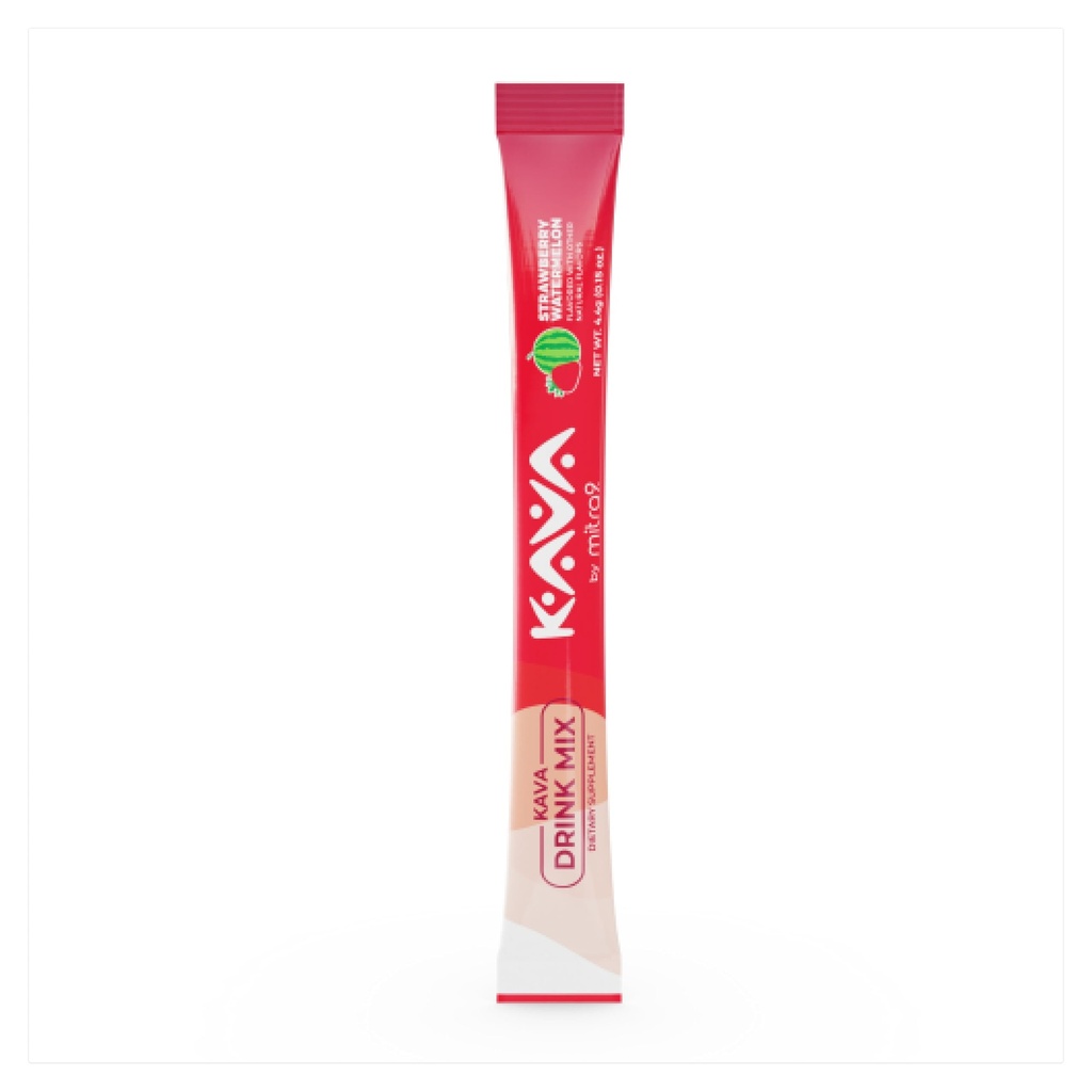 Mitra9 Kava Powder RelaxPak - Căpșuni Pudră Kava Pachete de extract de pudră 