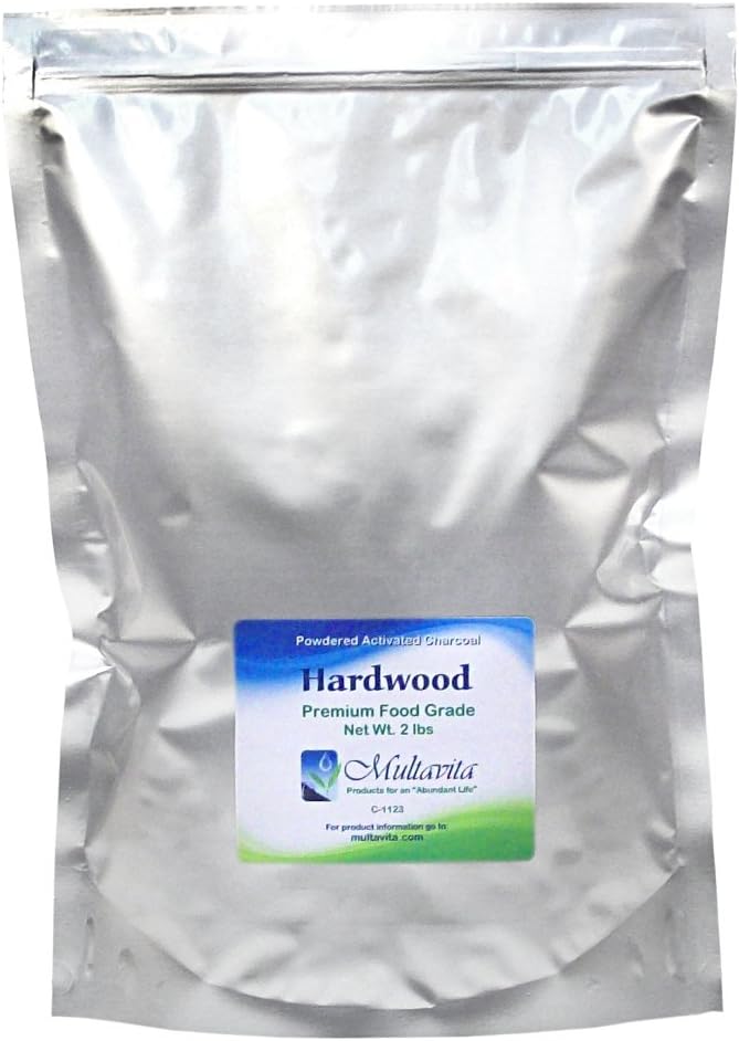 2 lb Hardwood activat praf de cărbune în Mylar Bag