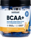 Nutricost BCAA+ Hidration Peach Mango Flavor (20 Stickpacks) - Aminoacidi din lanturi cu complex de hidratare - Gluten-free, non-GMO