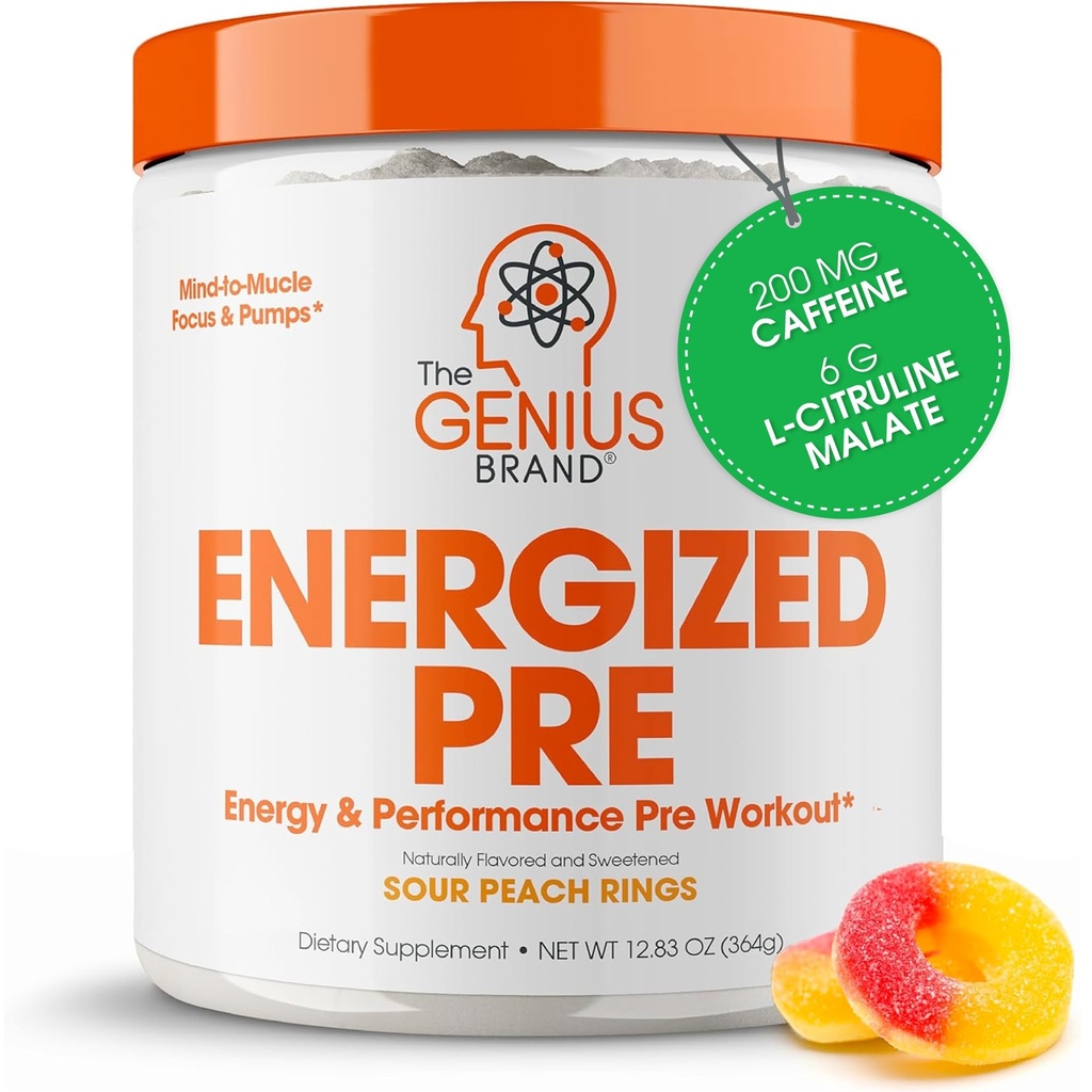 Genius Energized Pre Workout Powder 