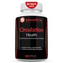 Circulaţia sângelui Suplimentul de sănătate pentru Vein Health & Artery Health - L-Arginină, Root Ginger, Hawthorn & Diosmin Supliment cardiovascular - Suplimente de circulaţie naturală - 90 capsule de Neonutrix