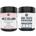 Spectacol de coasta stanga Broth pur si Multi Colagen pulbere pentru comun, par, piele si unghii suport