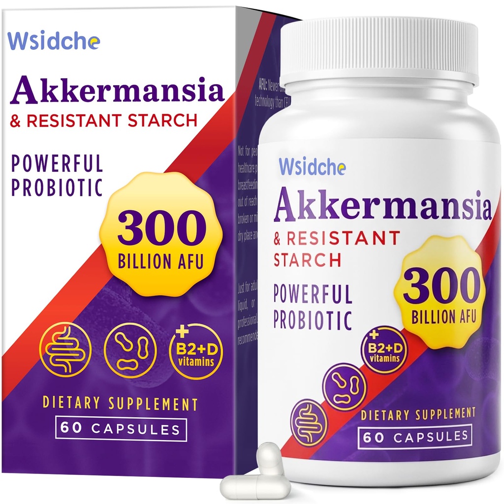 300 Miliarde AVU Akkermansia Probiotic 
