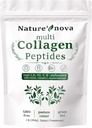 Pulbere nova multicolagen peptide - tipul I,II,III,V,X cu biotină, acid hialuronic, vitamina C - nearomată, ușor dizolvată, neGMO