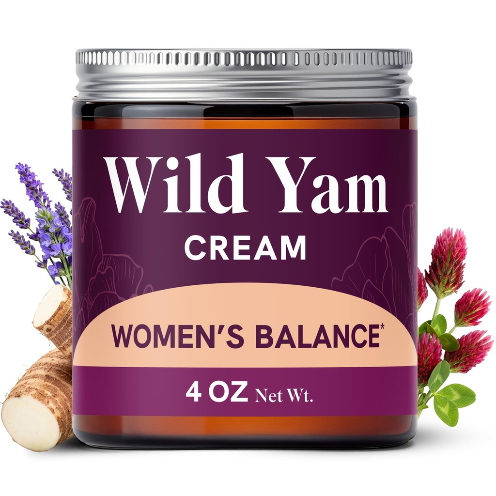 Wild Yam Cream for Hormone Echilibru 