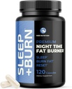 Night Time Fat Burner to Shred While You Sleep | Belly Fat Burner, Carb Blocker and Weight Loss Support Supplements | Lose Weight, Support Metabolism and Fall Asleep | 120 Nighttime Diet Pills