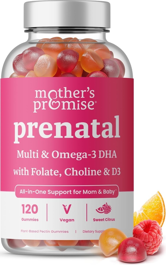 Gume de vitamine prenatale cu DHA 