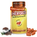 iSatori Energize Brain & Focus Pastile de cofeină - Acționând rapid pastile de energie de toate zilele, Booster creier, energie și supliment de focalizare, Time Release Cofeina înseamnă fără Jitters, Nu Crash (60 comprimate)