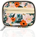 Serfeymi Weekly Travel Pill Organizator caz pentru Purse cu Removabil 7 zile Pilula cutie, Moda Pilula Container pentru Medicina, Vitamina, Supliment - Bloom 01