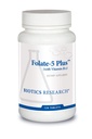 Biotics Research Folate 5 Plus High Potentity Folate cu B12, Suport Methyl, 5 Milligram Natural and Whole Food Form of Folate, 18mcg B12, Sarcina Nutritie, Suport energetic, Piele Sanatos, 120 file