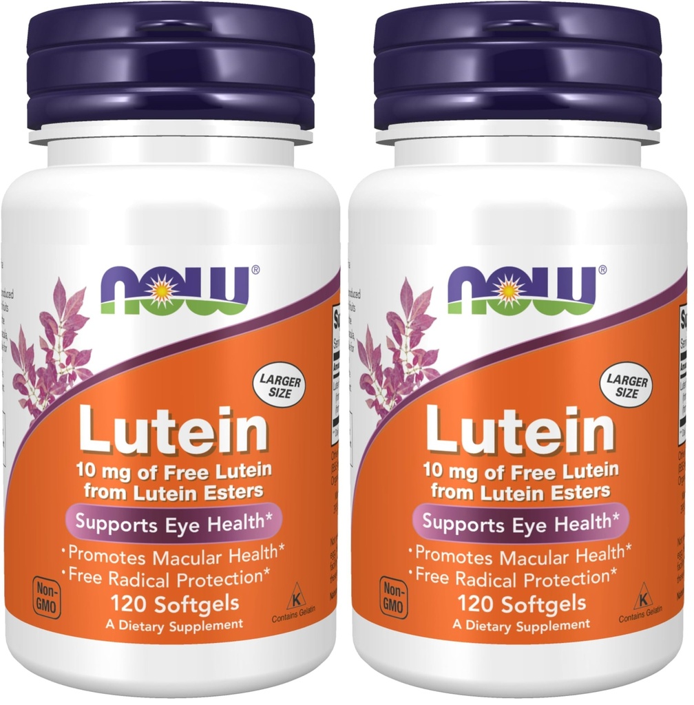 ACUM alimente Lutein 10 mg Softgels, 120 (Pachet de 2)