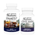 Hoste Defense Bundle with Stamets 7, 120 Count & Lion's Mane Capsules, 30 Count - Support Immune Health & Function - Support Brain Health, Memory & Focus*