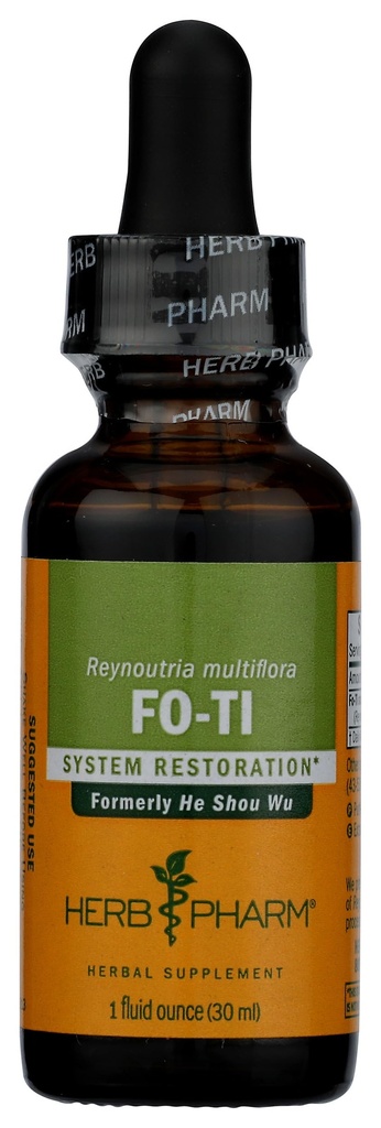 Herb Pharm He (Ho) Shou Wu Extract lichid pentru suport de sistem musculo-scheletic - 1 Ounce