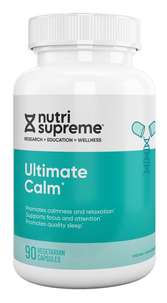 Nutri Supreme Ultimate Calm, Sprijină Calm și Relaxat Stare de spirit, Somn de calitate, Toate Capsulele Naturale 90
