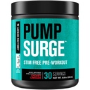 Fabrica Jacked Pompsurge Caffeine Pre Workout gratuit pentru bărbați și femei - Nootropic Booster & Stim Free Pre Workout - Pompe intense, focus îmbunătățit - 30 Serviri, Cherry Limeade