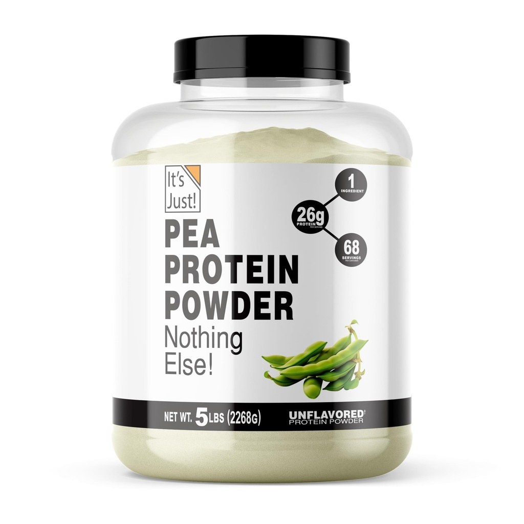 E doar! - 100% Pea Proteine, Vegan Plant based, Crescut in Canada, Premium Quality, Smooth Texture, Gluten Free, Keto Friendly (5 Lire, Nearomat)
