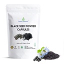 Element cosmic 100% Pure Black Seed Powder Capsule Organice - Vegan Nigella Sativa 450mg Seminte de chimen negru per Serving- pentru sănătate - 60 capsule