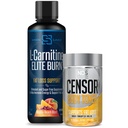 Cenzor NDS Nutriție Fat Loss-Body Toner cu CLA (90 Softgels) și Siren Labs L-Carnitine Elite Burn Fat Loss Support Malibu Beach Blast 3000 mg (32 Servings)