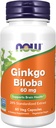 ACUM alimente Suplimente, Ginkgo Biloba 60 mg, 24% Extract standardizate, Proiectul non-GMO verificat, 60 Veg Capsule