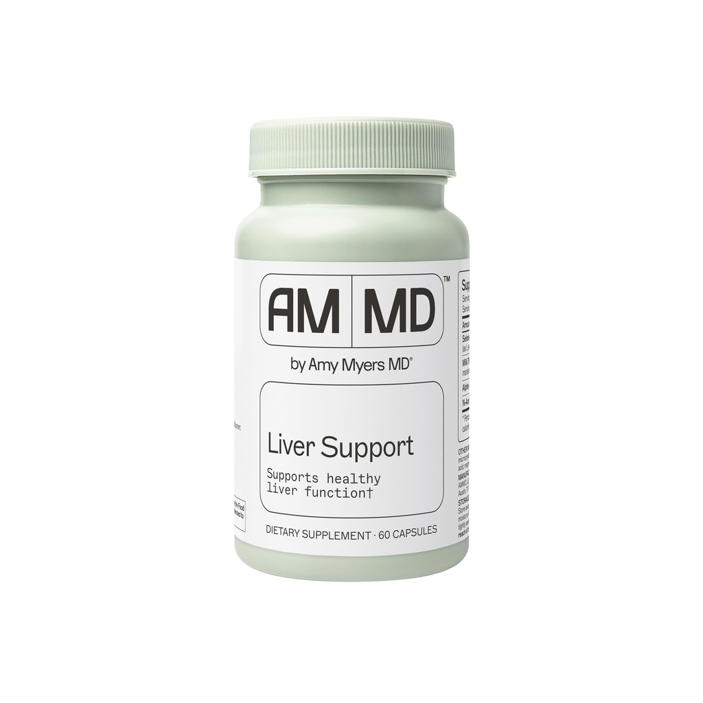 Amy Myers MD suport hepatic - Suporte functie hepatica sanatoasa, Detox Pathways & Activitatea antioxidant - cu Seleniu, Milk Thistle, Turmeric - 60 capsule