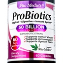 FITO MEDIC'S Lab - Probiotice pentru femei - 50 miliarde CFU de probiotice- 60 zile Servings s -probiotice pentru Digestive Health- 16 - probiotice - Blend. Promovează echilibrul digestiv.