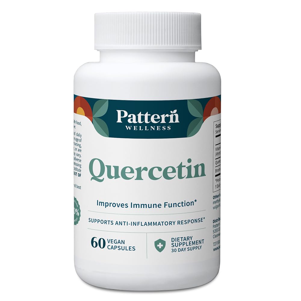 Model Wellness Quercetin Supliment cu Bromelain - Funcţie imunitară şi suport de sănătate celulară - Antioxidant & Body Wellness întreg - 60 capsule Vegan