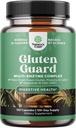 Enzime digestive rapide Gluten pentru intoleranţă - Enzime digestive gluten pentru femei şi bărbaţi pentru debloat cu DPP IV Blend Plus Lipase Amylase Bromelain pentru suport pentru sănătate şi digestiv - 120 Ct