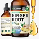 BIO KRAUTTER Root Extract - Suplimente naturale de ghimbir pentru wellness generală - alcool și zahăr gratuit - Picături Vegan 4 Fl.Oz.