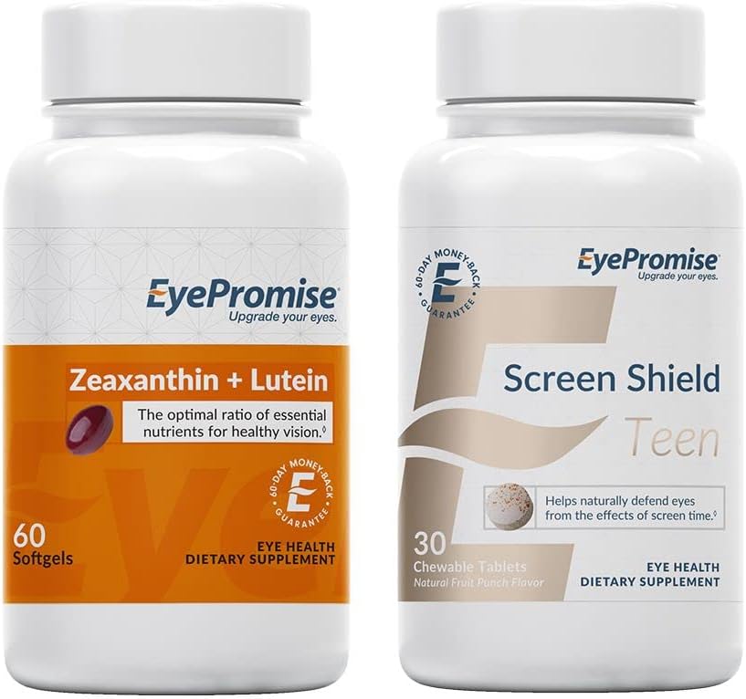 EyePromise Zeaxantinen + Lutein ochi vitamina și ecran scut Teen Chewable ochi Vitamina