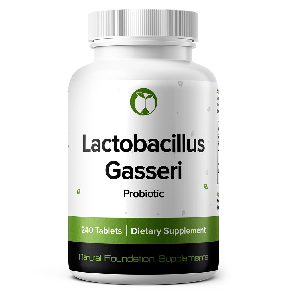 Lactobacillus Gasseri Suplimentul Probiotic 240 Tablete 3 Miliarde Probiotice CFU pentru bărbaţi şi femei susţine Intestinal Digestive & Gut Health (240, Lactobacillus Gasseri)