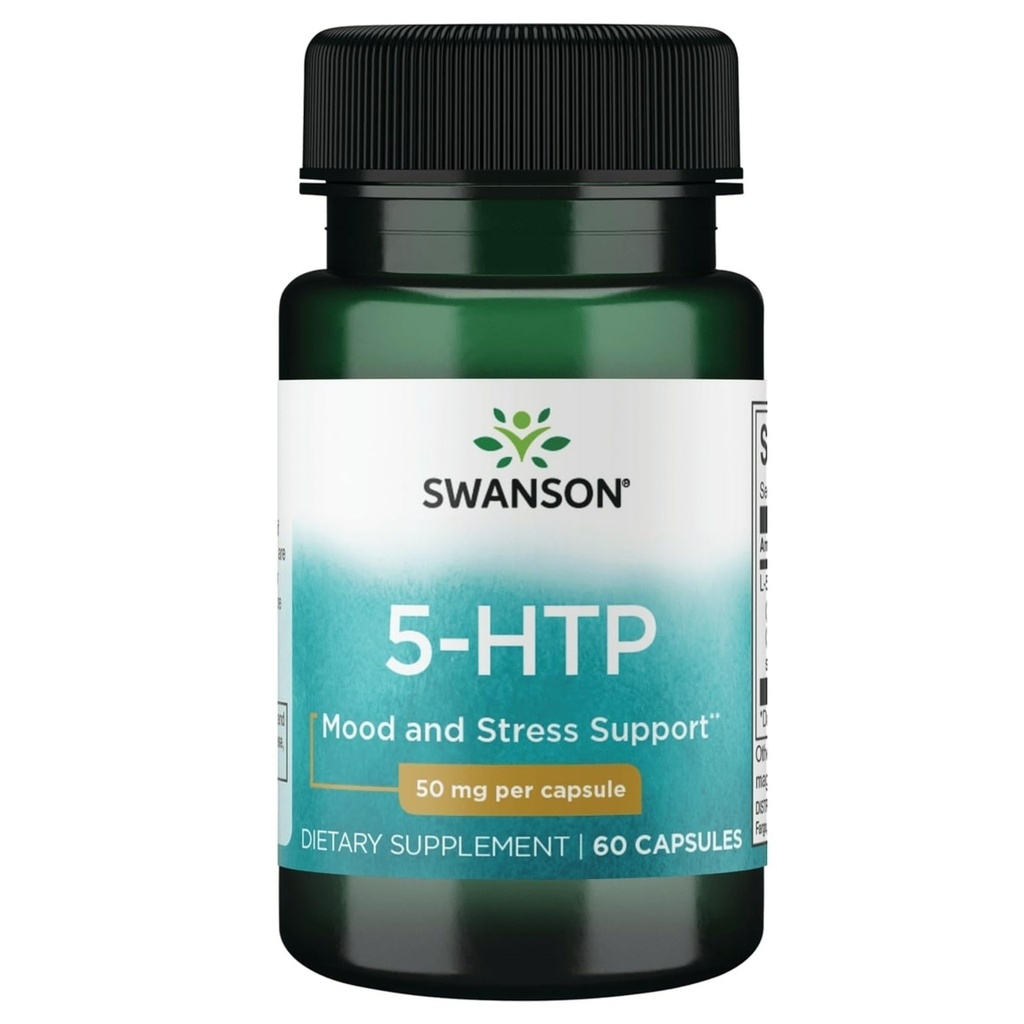 Swanson Premium Amino Acid 5- Htp - Extra Force - 50 Milligrams 60 Capsule