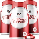 3 Pachet - Suport glicogen, Glicogen Control Formula avansată, Glycogen Capsule, Glycogen Fix cu ingrediente puternice, 30 capsule per flacon timp de 90 zile